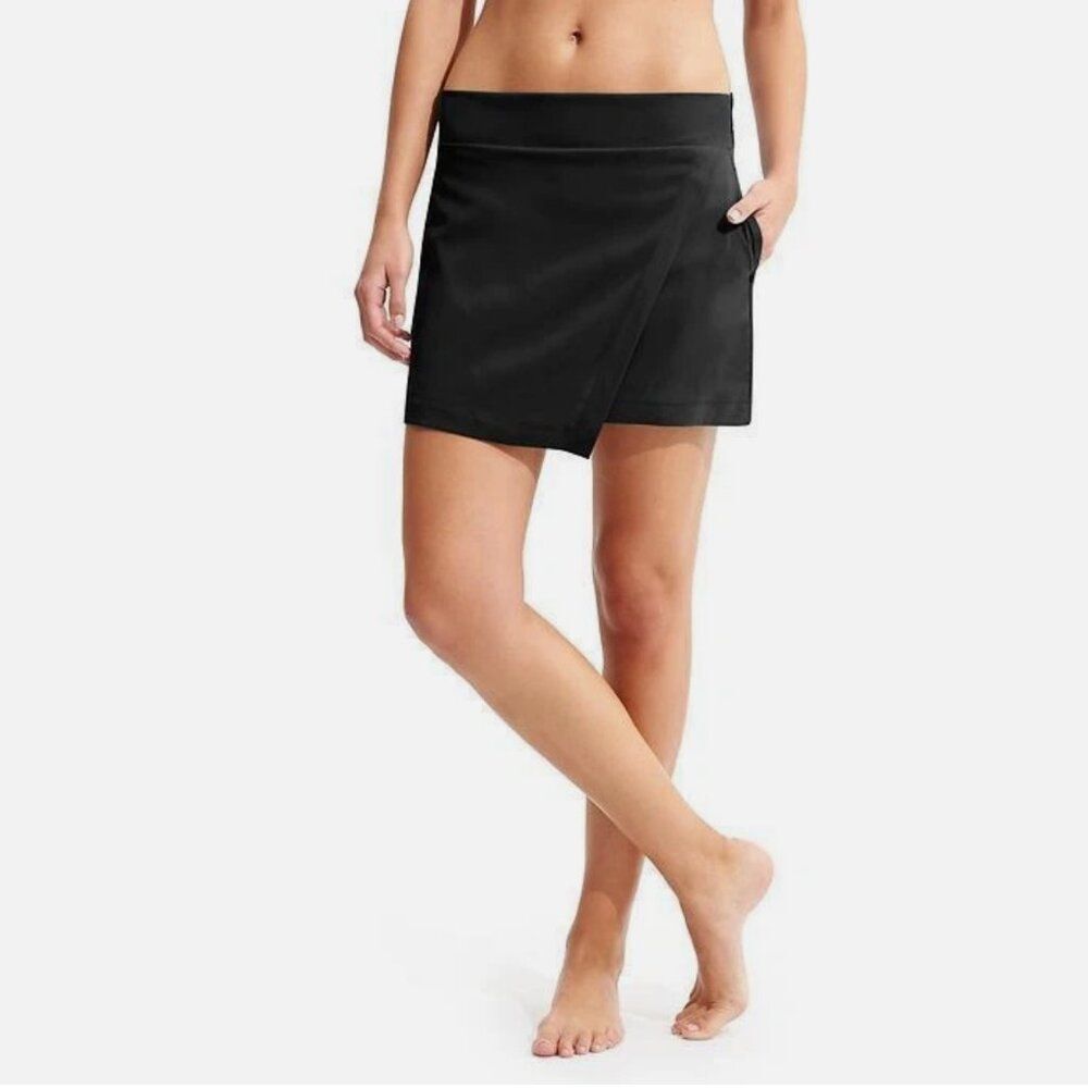 Derek Lam 10C x Athleta Women's Black Envelope City Skort Size XS